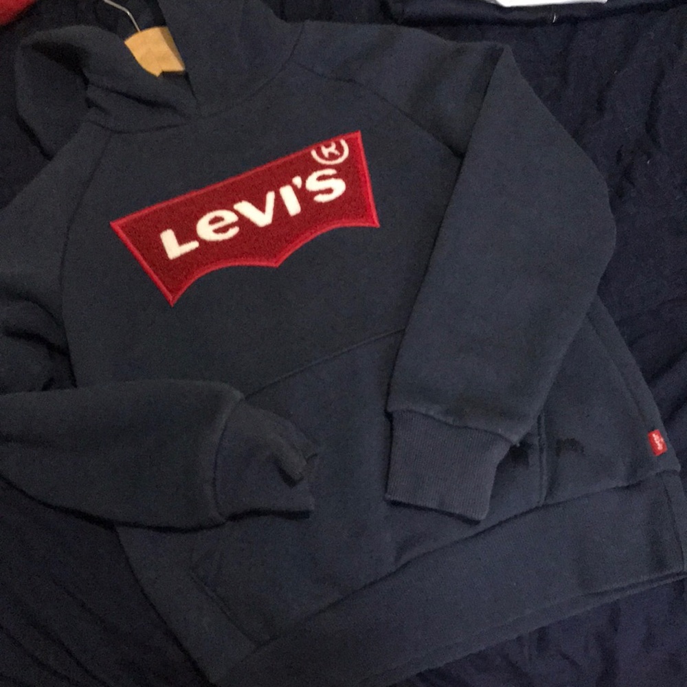 Levis navy blue hoodie
